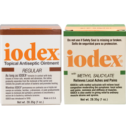 Iodex and Iodex with Methyl Salicylate Antiseptic Ointments
